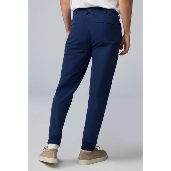 Mack Weldon Navy Blue Radius Flex Jogger Chino Pants L - Picture 2 of 16